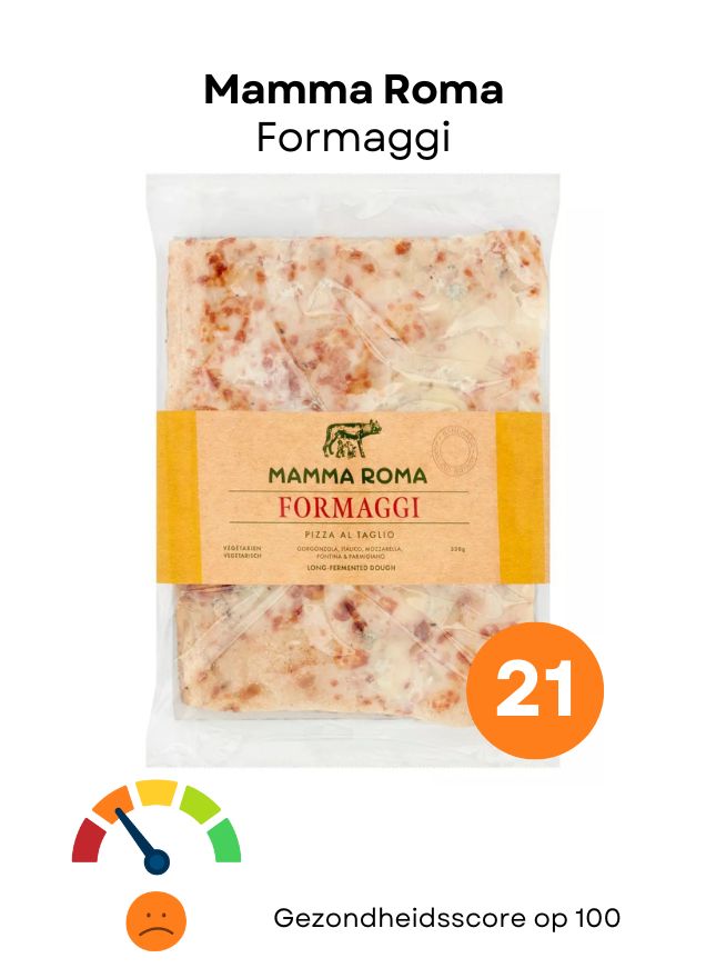 Mamma Roma Formaggi pizza